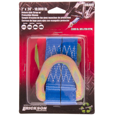 Erickson Straps & Tie Downs 08409 2"X24' 10,000 Lb Deluxe Axle Strap