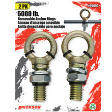 Load image into Gallery viewer, Erickson Straps &amp; Tie Downs 09093 2 Pk Removable Anchor Points