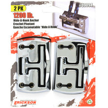 Load image into Gallery viewer, Erickson Straps &amp; Tie Downs 09094 2 Pk 1200 Lb Hide A Hook