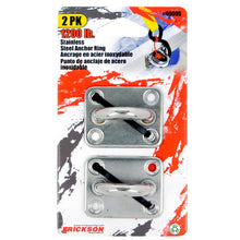 Load image into Gallery viewer, Erickson Straps &amp; Tie Downs 09095 2 Pk 1200 Lb Stainless Steel Anchor