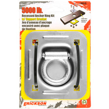 Load image into Gallery viewer, Erickson Straps &amp; Tie Downs 09115 5000 Lb Recessed Anchor Ring Kit W/ Support Bracket *Nuts &amp; Bolts Included