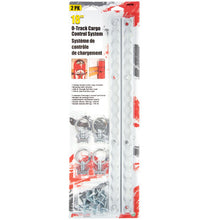 Load image into Gallery viewer, Erickson Straps &amp; Tie Downs 09129 18" Aluminum O-Track Kit W/ 2 Pk Tracks &amp; 4 Pk Rings