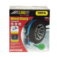 Load image into Gallery viewer, Erickson Straps &amp; Tie Downs 09163 2&quot; X 6.5&#39;  E-Track Atv Strap &amp; 4&quot; E-Track *Kit Includes&gt; 2 Pk E-Track Ratchet Straps 4 Pk White Powder Coated E-Track Wheel Chocks