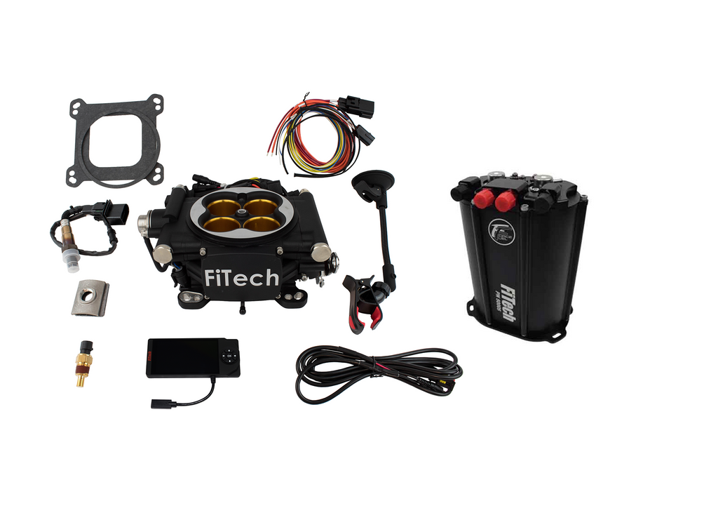 FiTech Fuel Injection 35412 Go EFI 8 1200 HP Matte Black Finish System