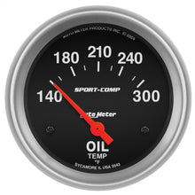 Load image into Gallery viewer, AutoMeter 3543 GAUGE, OIL TEMP, 2 5/8", 140-300?F, ELECTRIC, SPORT-COMP