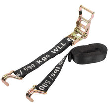 Load image into Gallery viewer, Erickson Straps &amp; Tie Downs 51330 1 1/2"X15' 4000 Lb Ratchet Strap Bulk Black