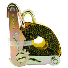 Load image into Gallery viewer, Erickson Straps &amp; Tie Downs 52300 2"X15' 5000 Lb Ratchet Strap Bulk Yellow