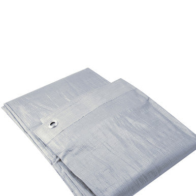 Erickson Straps & Tie Downs 57025 16'X20' Silver Heavy Grade Poly Tarp