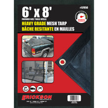 Load image into Gallery viewer, Erickson Straps &amp; Tie Downs 57056 6'X8' Heavy Duty "Mesh" Tarp