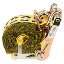 Load image into Gallery viewer, Erickson Straps &amp; Tie Downs 58629 2"X20' 10,000 Lb Ratchet Strap W/ Djh &amp; Floating D Ring (24" Short)