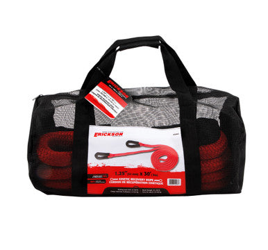 Erickson Straps & Tie Downs 59403 1.25" X 30' Kinetic Recovery Rope 44,200 Lb. Breaking Strength