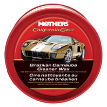 Load image into Gallery viewer, Mothers 35500 California Gold Carnauba Cleaner Wax-Paste 355mL
