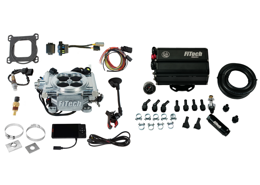 FiTech Fuel Injection 35501 Go EFI 4 600 HP Bright Aluminum EFI System