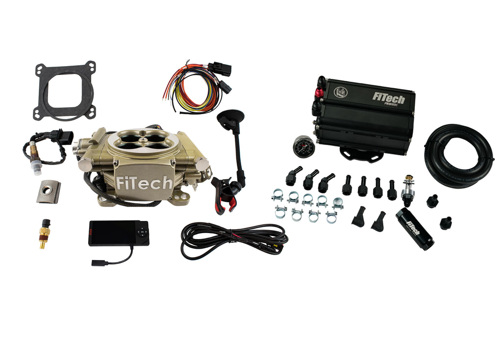 FiTech Fuel Injection 35505 Easy Street 600 HP Classic Gold EFI System