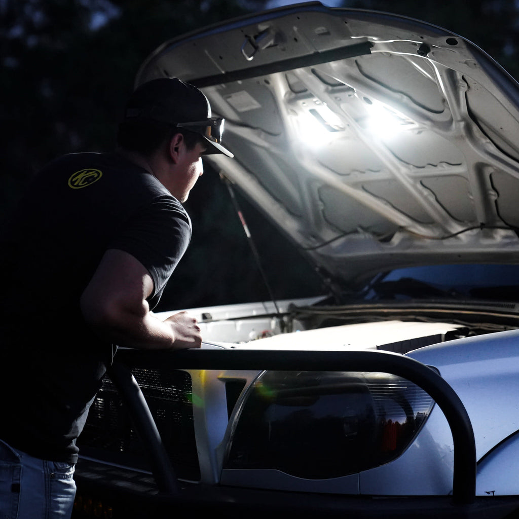 KC HiLiTES 355 KC Cyclone V2 LED Under Hood 2-Light System Universal