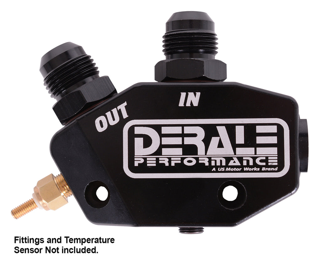 Derale 35621 Thermostatically Controlled LS Engine Oil Cooler Bypass Adapter Kit for Select Cadillac CTS, Cadillac Escalade, Cadillac Escalade ESV, Cadillac Escalade EXT, Chevrolet Avalanche, Chevrolet Avalanche 1500, Chevrolet B7, Chevrolet C1500,