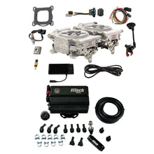 Load image into Gallery viewer, FiTech Fuel Injection 35661 Go EFI 2x4 625 HP Bright Aluminum EFI System Master Kit