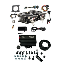 Load image into Gallery viewer, FiTech Fuel Injection 35662 Go EFI 2x4 625 HP Matte Black EFI System Master Kit