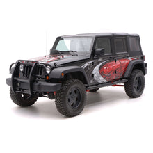 Load image into Gallery viewer, ARIES 35700 3" Round Black Steel Side Bars, Select Jeep Wrangler JK Unlimited for Select Jeep Wrangler