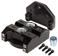 Load image into Gallery viewer, Derale 35708 Premium -10AN Ports Up Single Filter Mount, 3/4"-16 Filter Threads