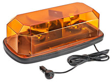 Load image into Gallery viewer, Wolo Horns 3570M-A SIRIUS 2 AMBER LENS- Magnet Mount. Exterior Rotating Warning Light. 12 Volt Two Halogen Bulbs L-16&quot; x W-7.5&quot; x H-5.5&quot;
