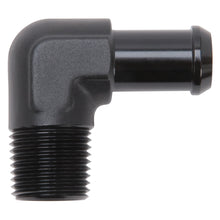 Load image into Gallery viewer, Hose-End-90-Deg-12In-Npt-To-58In-Barb-Black-Anodize