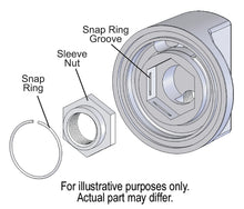 Load image into Gallery viewer, Derale 35747 Premium Universal Engine Spin On Adapter with -10AN O-ring Ports