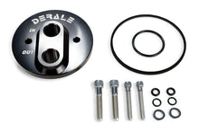 Load image into Gallery viewer, Derale 35760 GM V8 Bolt On Engine Oil Filter Adapter for Select Chevrolet 3B, Chevrolet 3C, Chevrolet 3D, Chevrolet 3E, Chevrolet 3F, Chevrolet 3G, Chevrolet Bel Air, Chevrolet Biscayne, Chevrolet Blazer, Chevrolet Brookwood, Chevrolet C10, Chevrolet C10