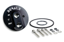 Load image into Gallery viewer, Derale 35762 GM V8 Bolt On Engine Oil Filter Adapter for Select Chevrolet 3B, Chevrolet 3C, Chevrolet 3D, Chevrolet 3E, Chevrolet 3F, Chevrolet 3G, Chevrolet Bel Air, Chevrolet Biscayne, Chevrolet Blazer, Chevrolet Brookwood, Chevrolet C10, Chevrolet C10