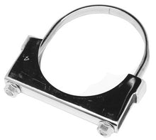 Load image into Gallery viewer, DynoMax Performance Exhaust 35776 Hardware-Clamp 4In. Flat. Strap U-Bolt-Chrome