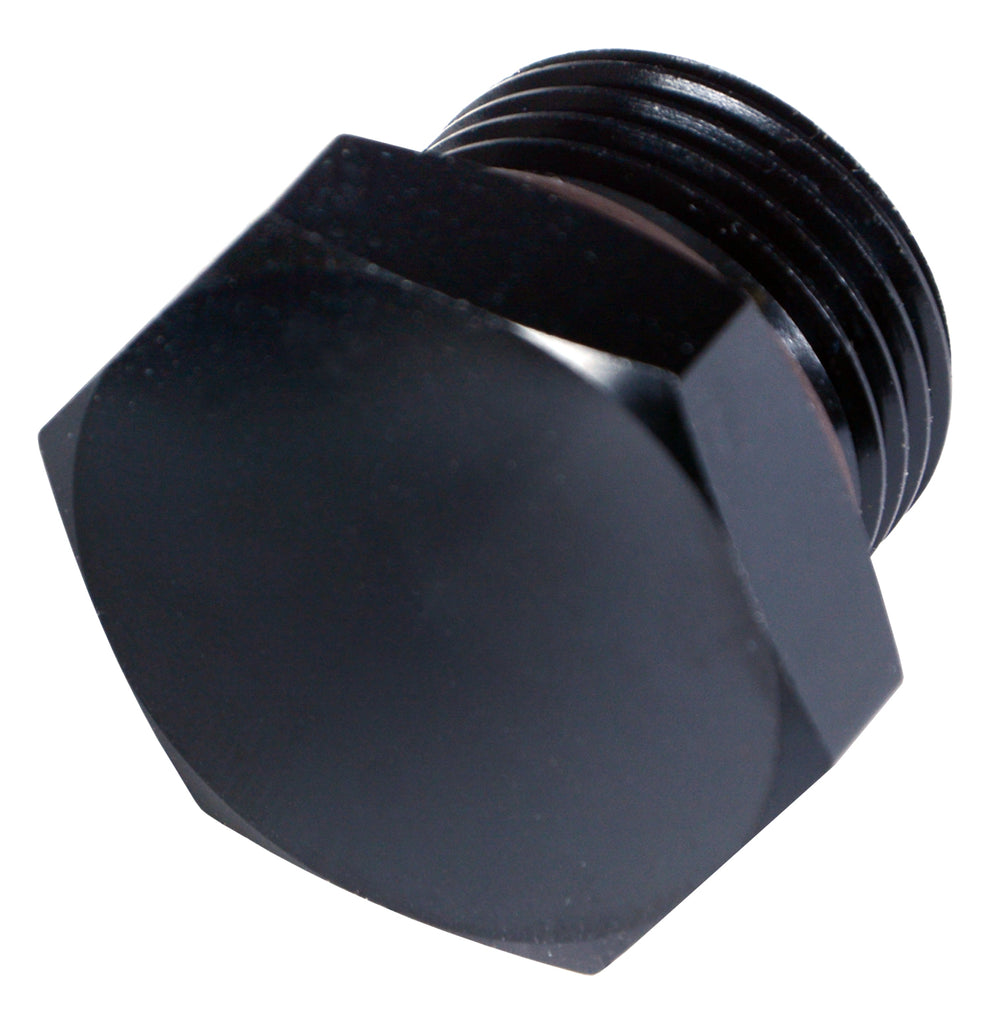 Derale 35798 Aluminum Plug, -10AN (7/8-14) O-ring, Bright Anodized