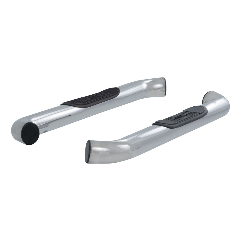 ARIES 35800-2 3in. Round Polished Stainless Side Bars; Select Jeep Wrangler JK - Truck Part Superstore