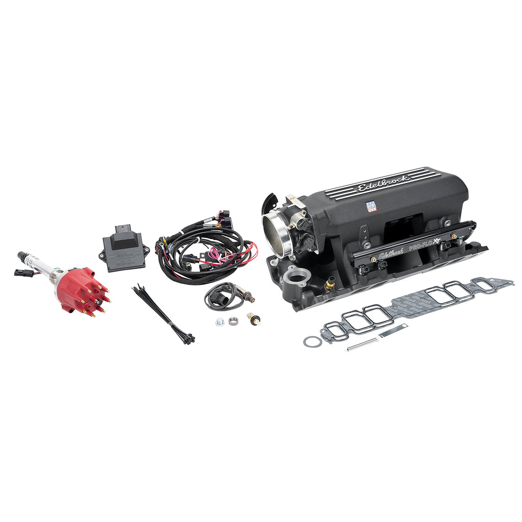 Edelbrock 358730 Fuel Injection System for Select Chevrolet Bel Air, Chevrolet Biscayne, Chevrolet Blazer, Chevrolet Brookwood, Chevrolet C10, Chevrolet C10 Pickup, Chevrolet C10 Suburban, Chevrolet C20, Chevrolet C20 Pickup, Chevrolet C20 Suburban,