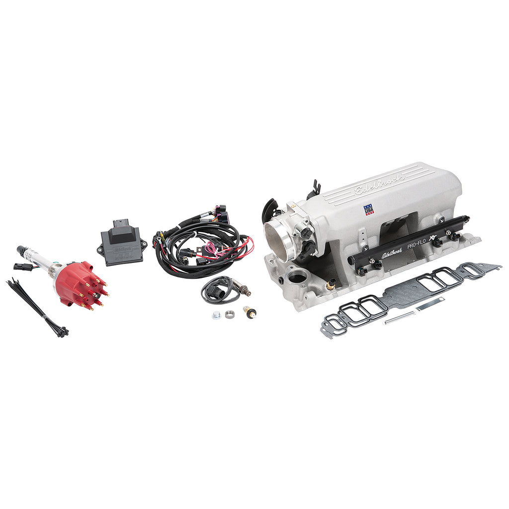 Edelbrock 358800 Fuel Injection System for Select Chevrolet Bel Air, Chevrolet Biscayne, Chevrolet Blazer, Chevrolet Brookwood, Chevrolet C10, Chevrolet C10 Pickup, Chevrolet C10 Suburban, Chevrolet C20, Chevrolet C20 Pickup, Chevrolet C20 Suburban,