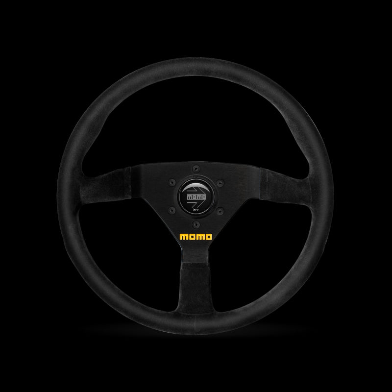 MOMO AUTOMOTIVE ACCESSORIES R1909/35L MOD 78 Steering Wheel Black Leather