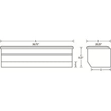Load image into Gallery viewer, 36-In.-Utility-Chest-With-Handles-(Does-Not-Include-Trays)-36.75X20.25X15.5.-Challenger-Storage-Ches