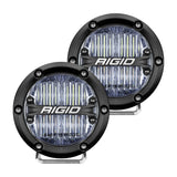 Rigid Industries 36110 360-Series DOT/SAE J583 4 Inch White LED Fog Light, Pair