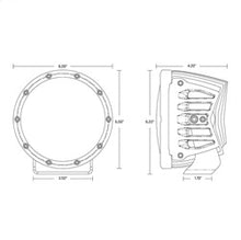 Load image into Gallery viewer, Rigid Industries 36211 6 Inch 360-Series Laser with Precision Spot Optics and Amber backlight