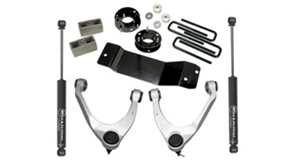 Superlift 3600PR Cast Upper Ctrl Arms-14-18 GM 1500 w/OE Al or SS Ctrl Arms 2-3.5in. Front Lift for Select Chevrolet Silverado 1500, Chevrolet Silverado LD, Chevrolet Suburban, Chevrolet Tahoe, GMC Sierra 1500, GMC Yukon
