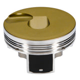 JE Pistons 360791 Piston Set, 2618, Inv Dome/Dish, 4.065 Bore, 1.295 CD, 0.927 Pin, Set of 8.