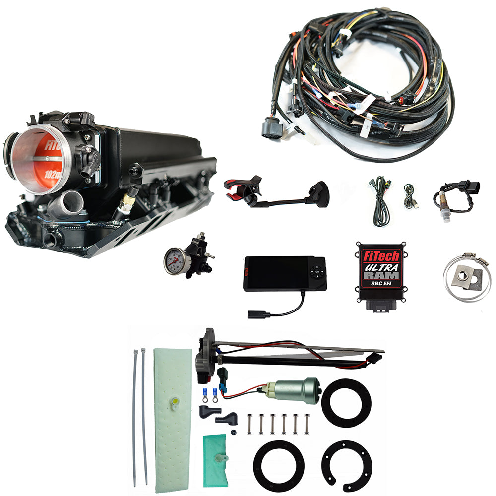 FiTech Fuel Injection 36109 Ultra Ram 800 HP Chevy Big Block Rectangle Port EFI System Master Kit