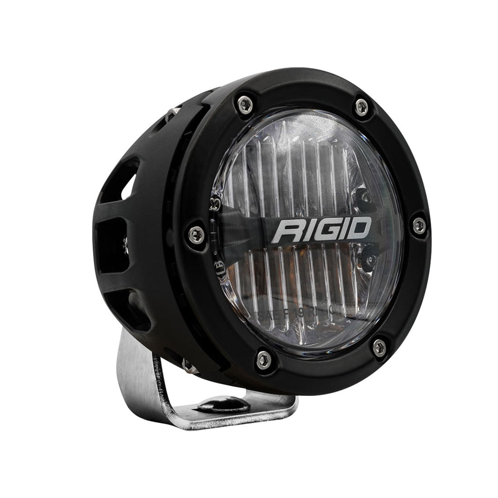 Rigid Industries 36122 360-SERIES 4 INCH LED SAE FOG BEAM WHITE/YELLOW ; PAIR