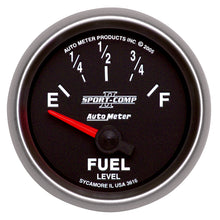 Load image into Gallery viewer, AutoMeter 3616 GAUGE, FUEL LEVEL, 2 1/16", 240OE TO 33OF, ELEC, SPORT-COMP II