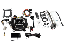 Load image into Gallery viewer, FiTech Fuel Injection 36202 Go EFI 4 600 HP Matte Black EFI System Master Kit