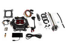 Load image into Gallery viewer, FiTech Fuel Injection 36204 Go EFI 4 600 HP Power Adder Matte Black EFI System