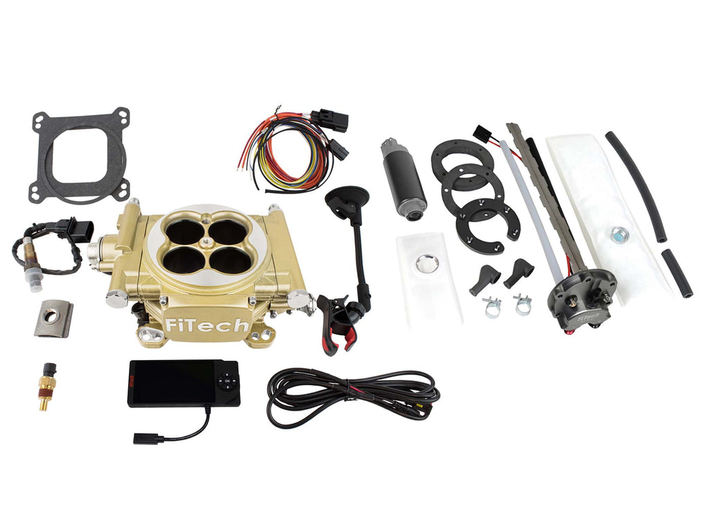 FiTech Fuel Injection 36205 Easy Street 600 HP Classic Gold EFI System