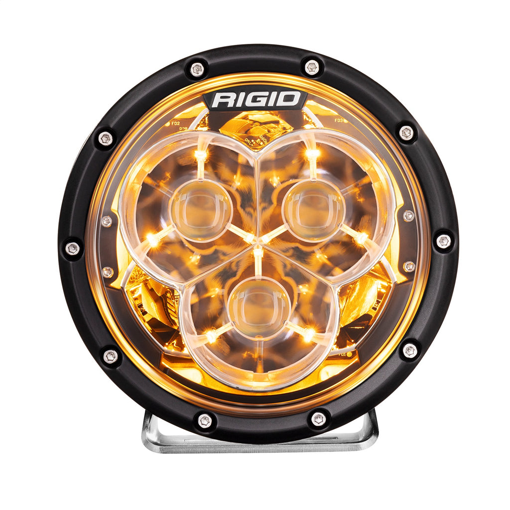 Rigid Industries 36211 6 Inch 360-Series Laser with Precision Spot Optics and Amber backlight