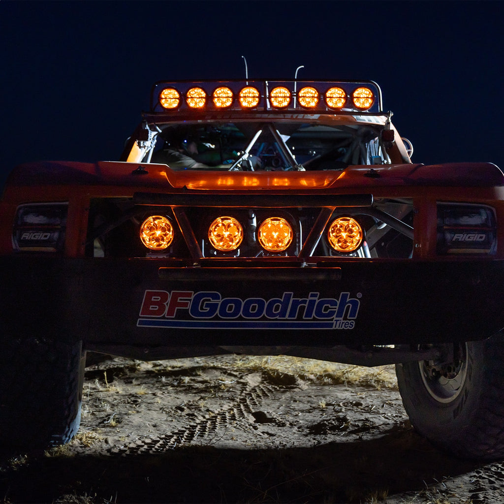 Rigid Industries 36211 6 Inch 360-Series Laser with Precision Spot Optics and Amber backlight