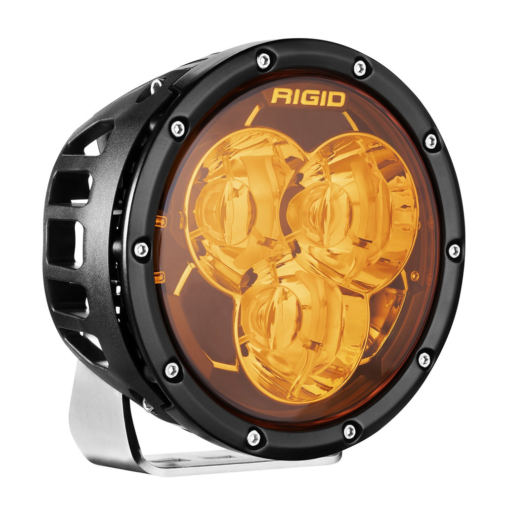 Rigid Industries 36212 6 Inch 360-Series Laser Amber PRO with Precision Spot Optics and Amber backlight
