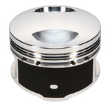 JE Pistons 362215 Piston Set, 2618, Dome, 2.894 Bore, 1.138 CD, 0.669 Pin, Set of 12.